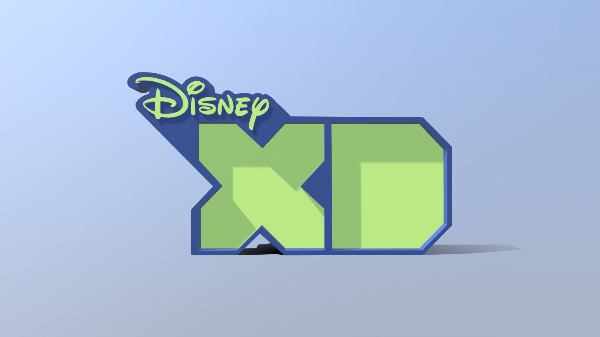 Disney Xd Logo - 3d Model By Reynosa2000 [a78404e] - Sketchfab