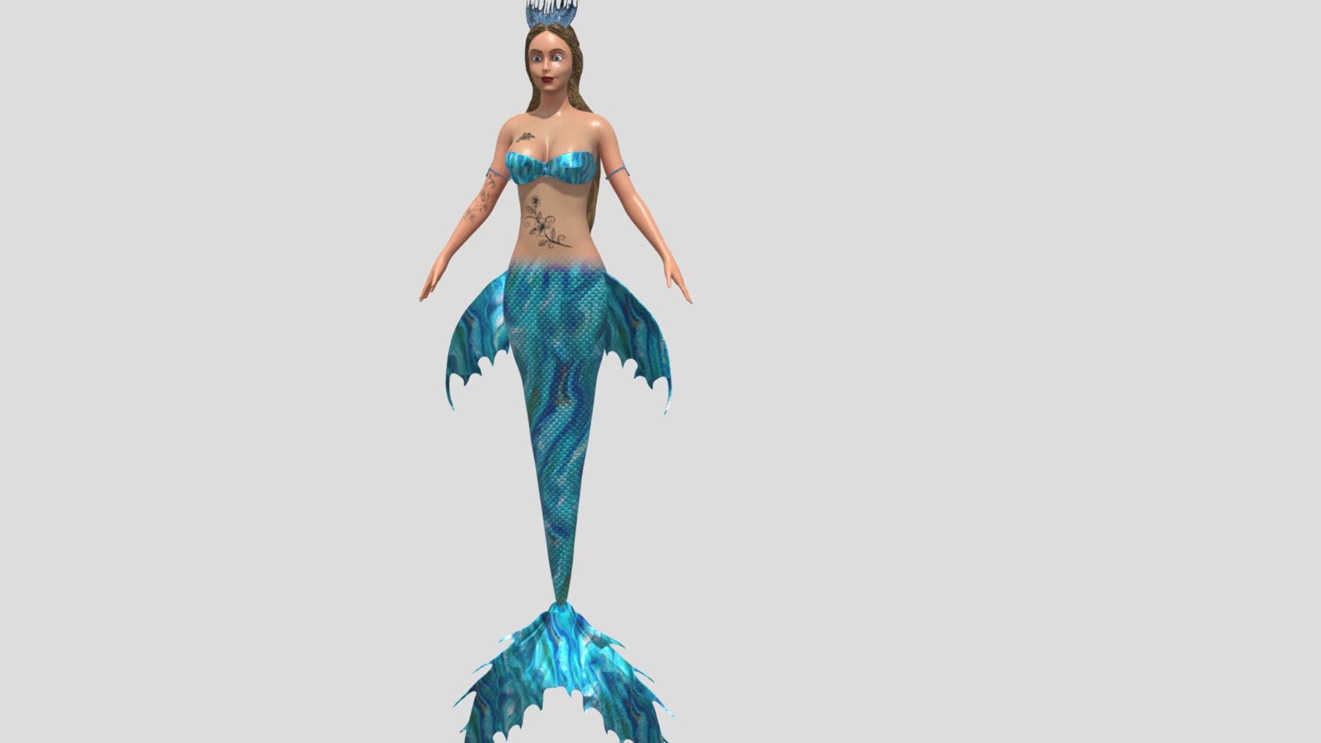 Mermaid - Buy Royalty Free 3D model by arshad irfan (@arshad3954 ...