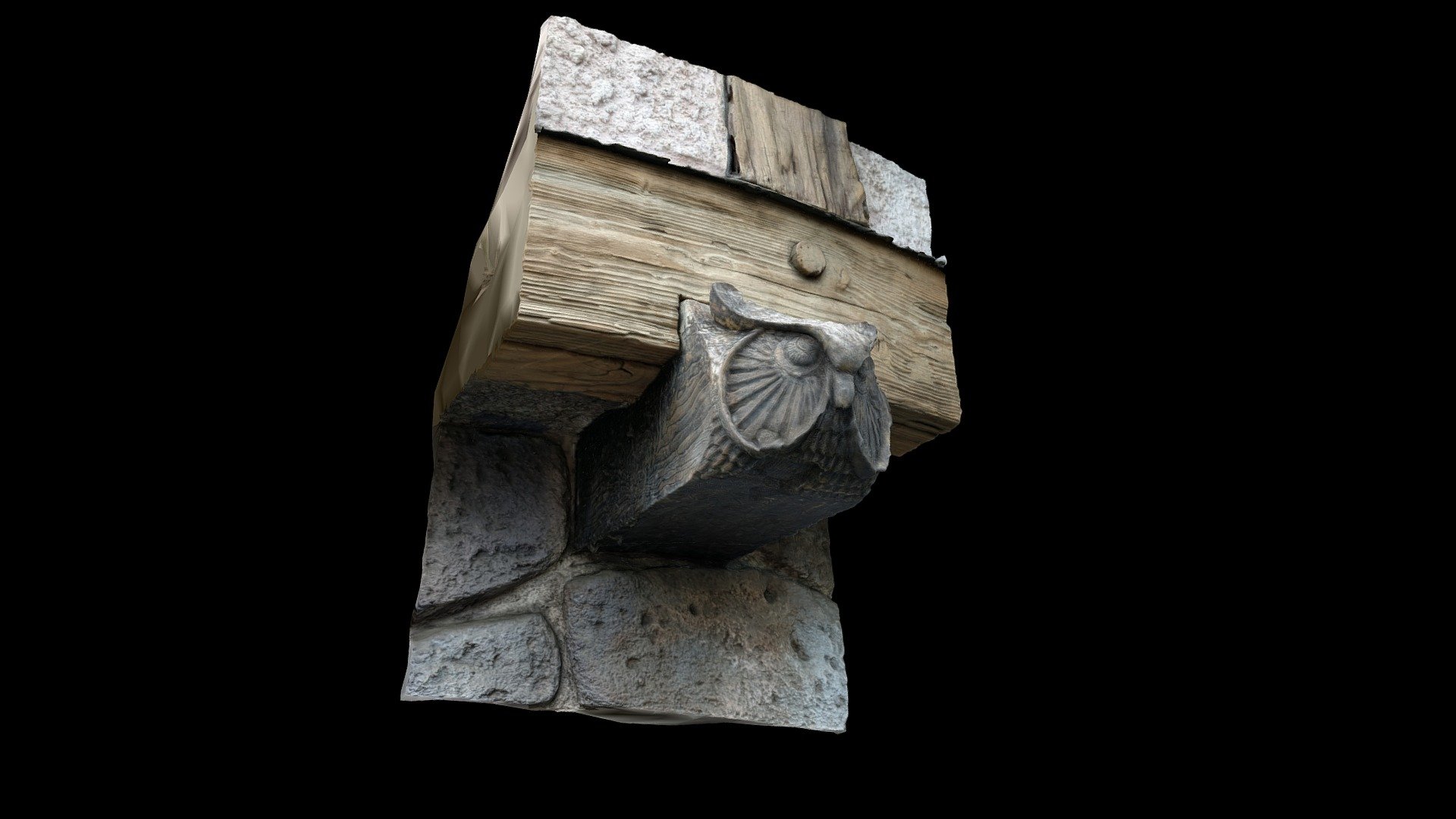 Carved Beam Detail