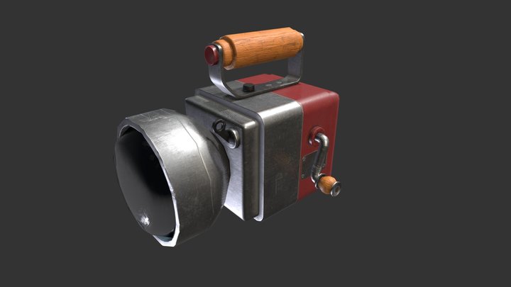 Dynamo handheld flashlight – Kostenloses 3D-Modell STL