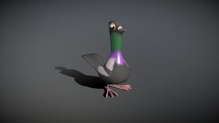 Dancing pigeon 3D Model