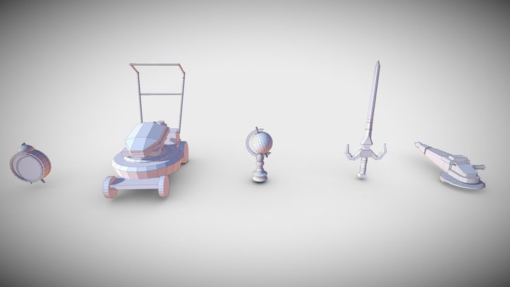 blocking practics 3D Model