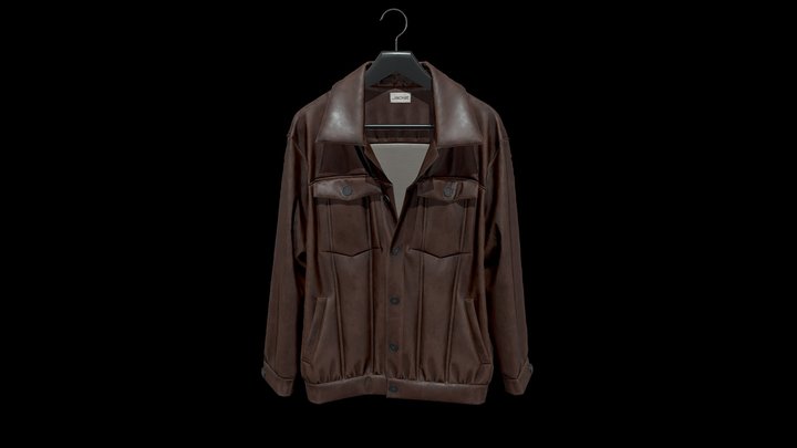 Leather jacket 3D Model