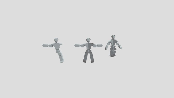 Robo moves 3D Model