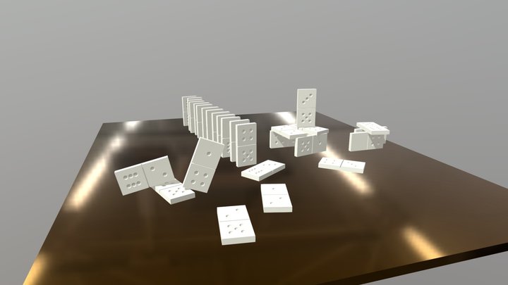 Dominoes-u – Gratis 3D-model STL