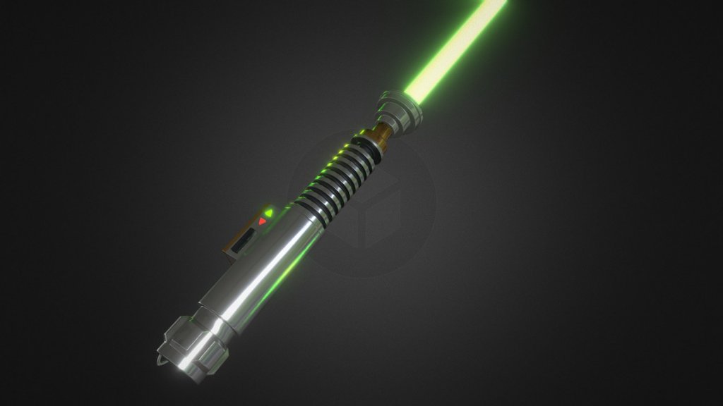 Luke Skywalker's Lightsaber - 3D model by nspidel [a78943f] - Sketchfab