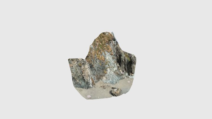 Mineshaft & fault, Tra na mBo, Bunmahon 3D Model