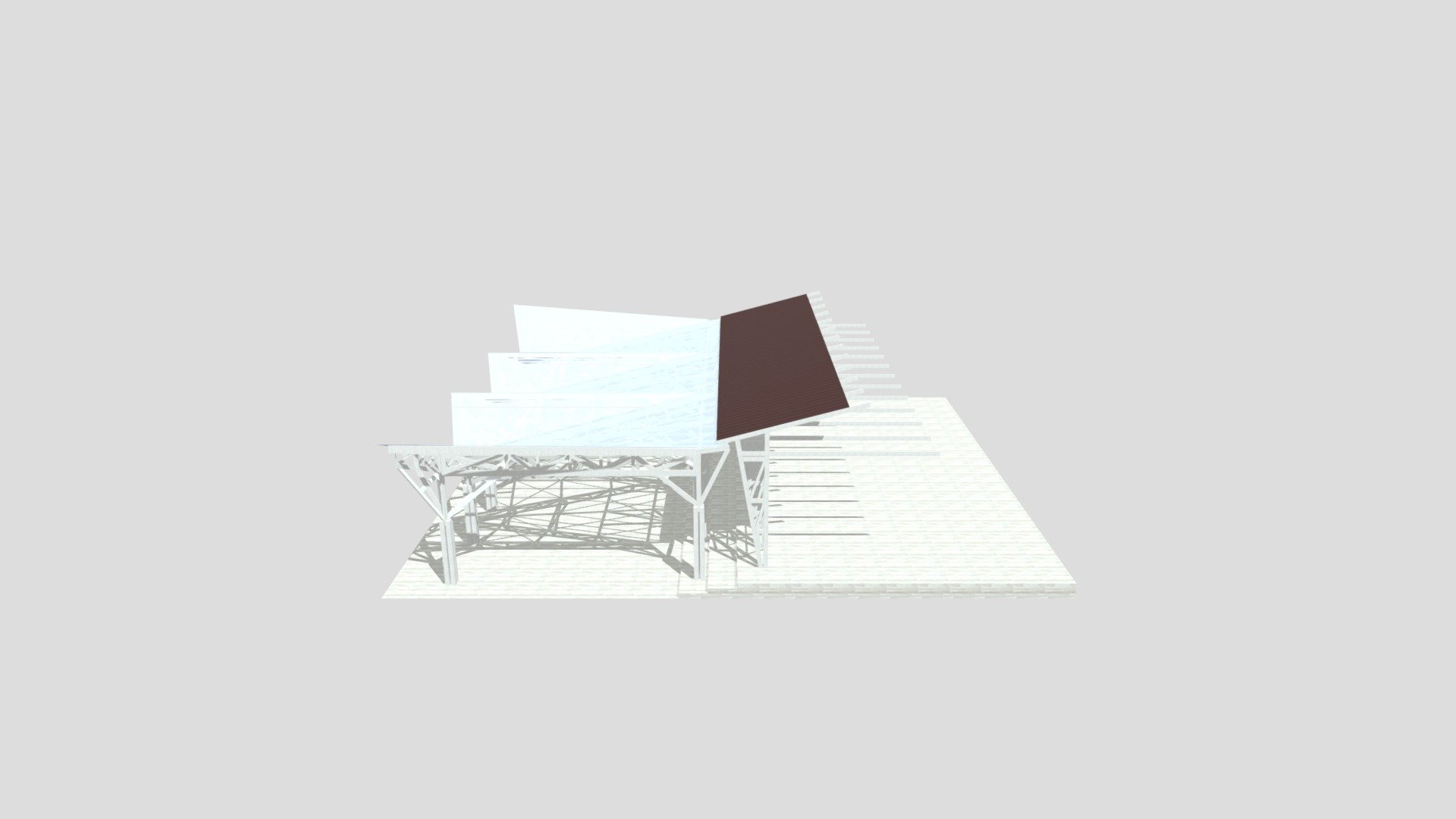 ресторан model of restaurant reconstruction roof