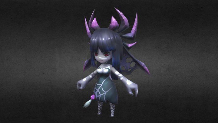 師父有妖氣_蜘蛛精 3D Model