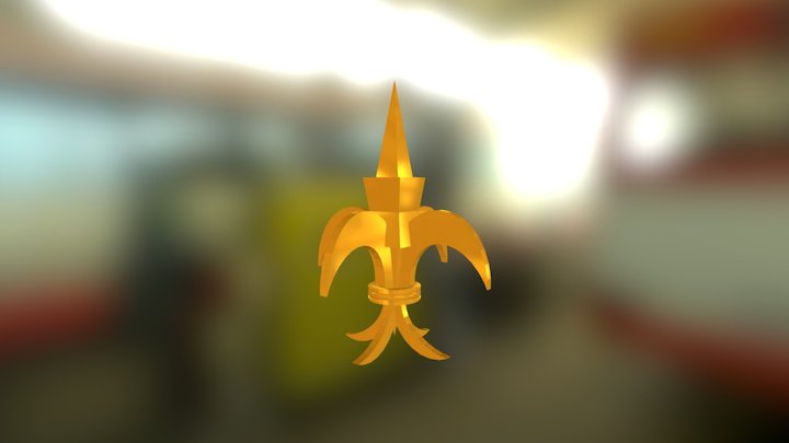 Fleur-de-lis 3D Model