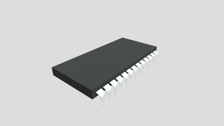 Microcontroller 3D Model