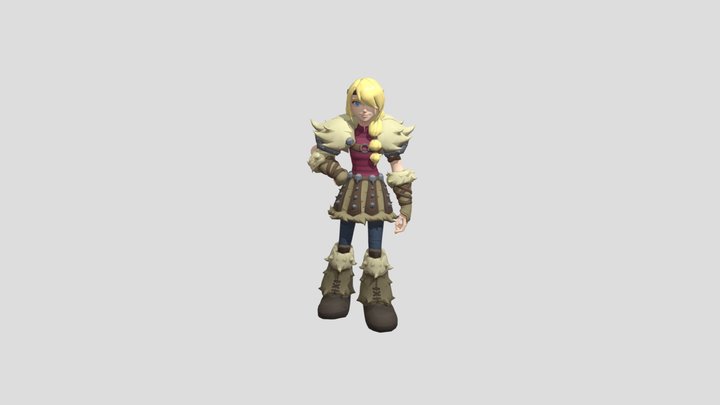 How To Train Your Dragon The Journey - Astrid 3D Model