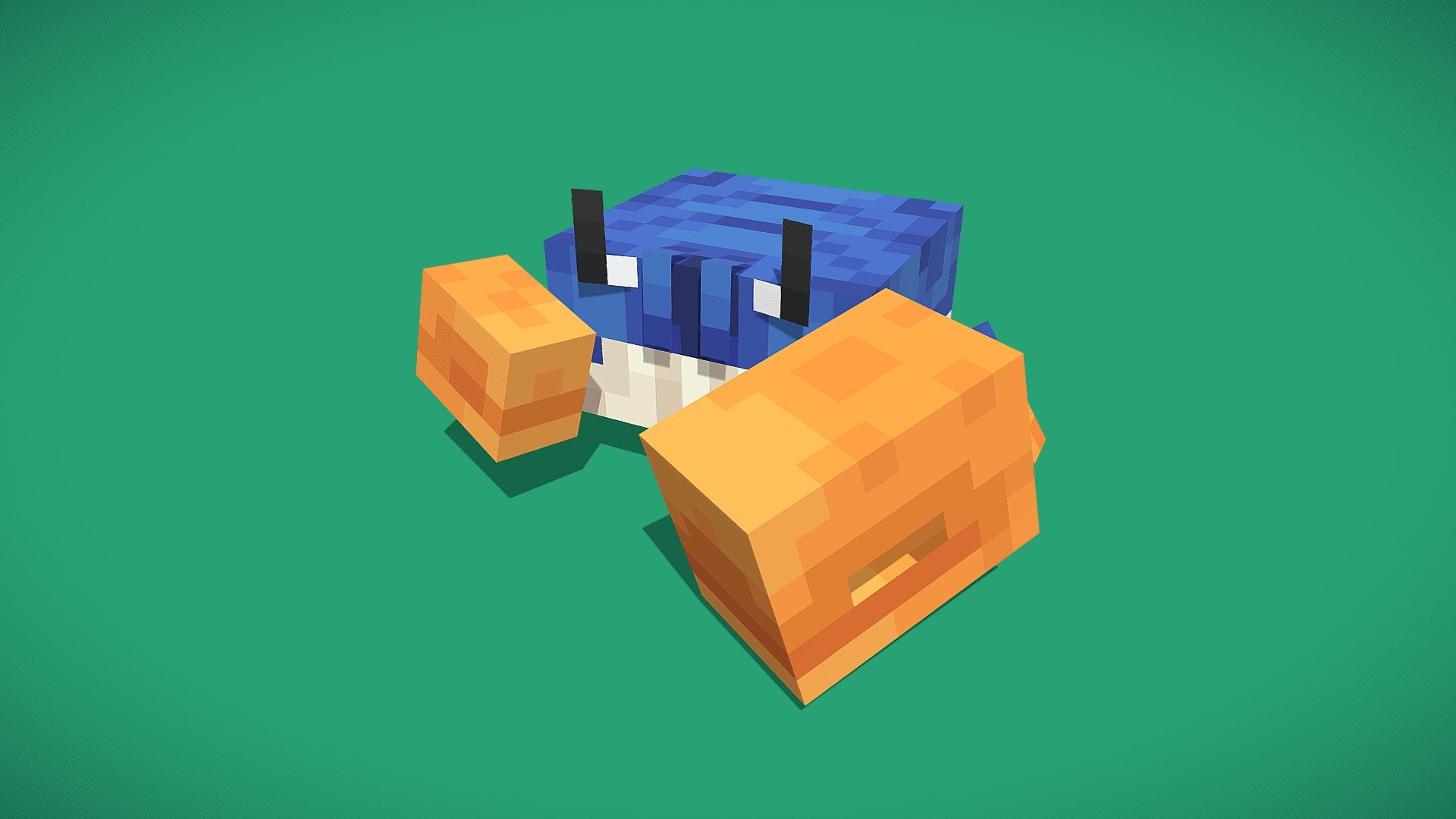 Minecraft Crab 3D model by Skart2000 [a78e948] Sketchfab