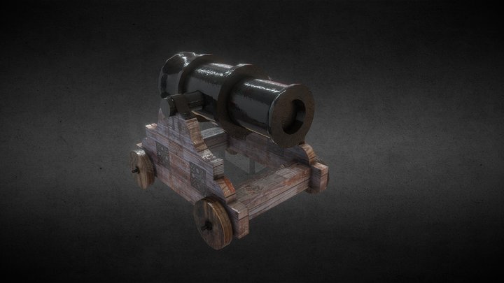Old cannon 3D Model