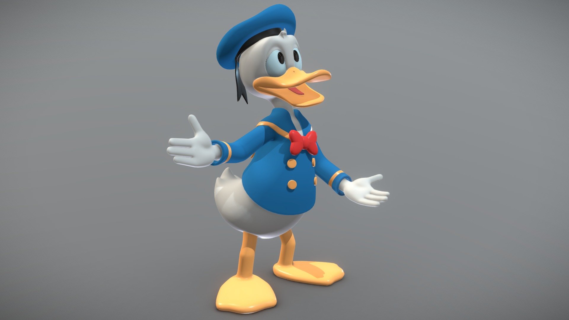 Donald Duck - 3D model by Split Studios (@splitstudios) [a78ed09]