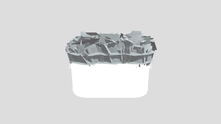 Boxwood Bush Long Pot Lrg – Modello 3D gratuito STL