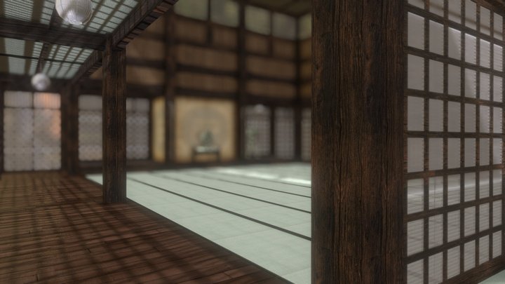 Dojo Matrix Drunken Wrestlers 3D Model