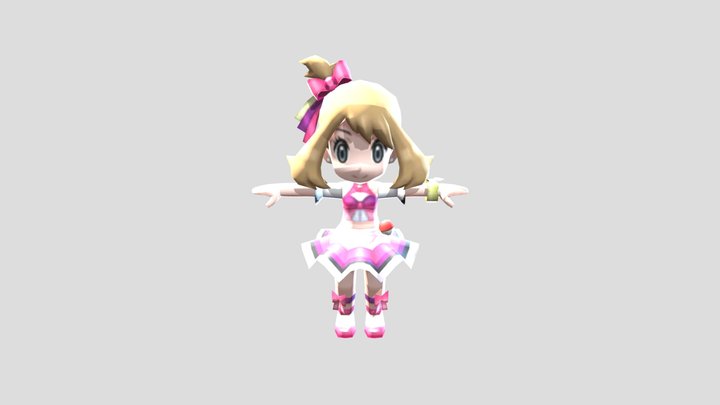 3DS - Pokemon Omega Ruby Alpha Sapphire - May Co 3D Model