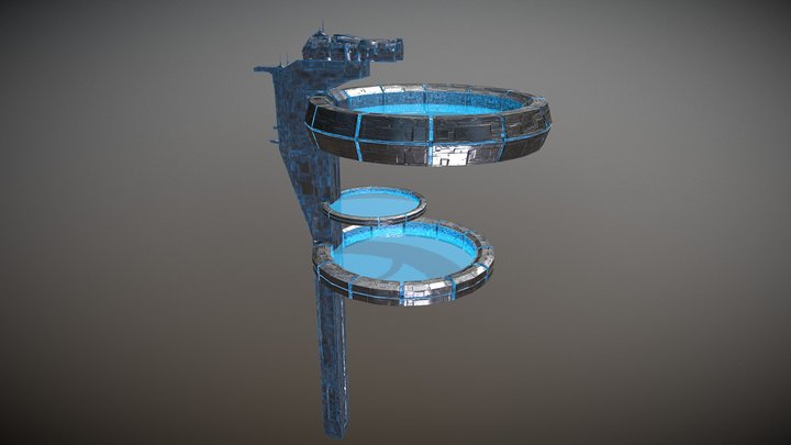 Space Station 3D Model