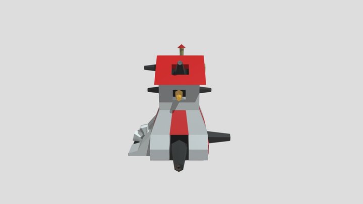Cannon Tower Level 3 3D Model