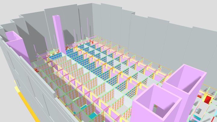 CENTRE POINTE SELF-STORAGE - BASEMENT 3D Model