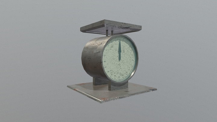 Vintage Scale 3D Model