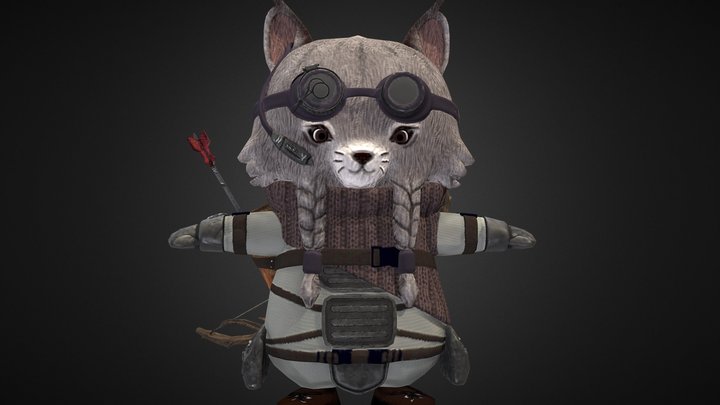 Lynx animal 3D Model
