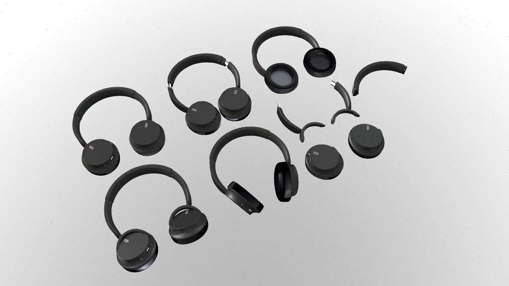 Sony WH-CH720N Headphone 3D Model By Sagar modi