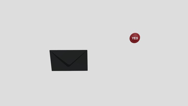 Letter Envelope 3D Model