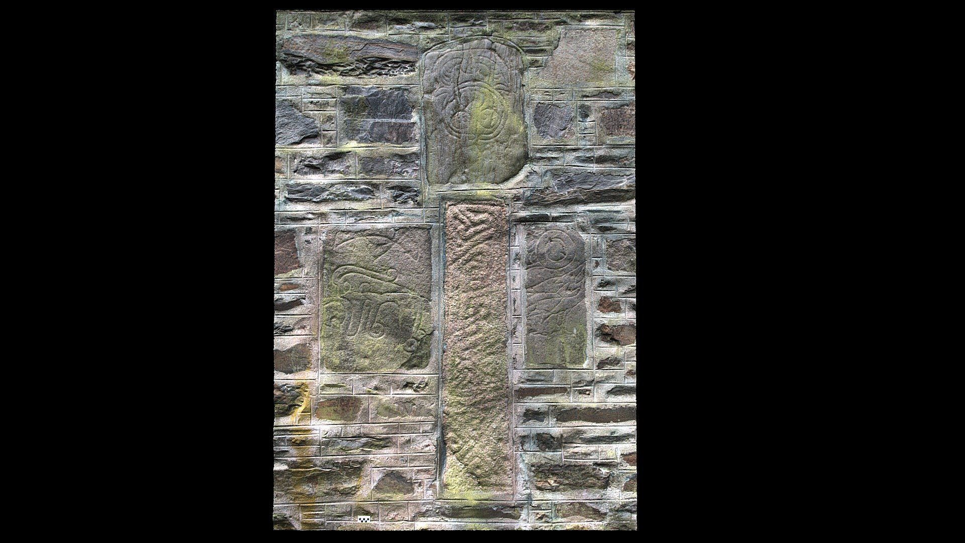 Pictish Symbol Stones, Fyvie, Aberdeenshire
