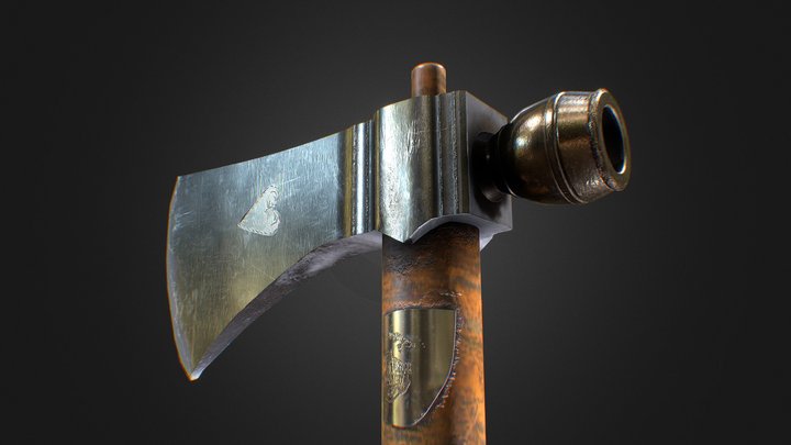 Red Jacket's Pipe Tomahawk 3D Model