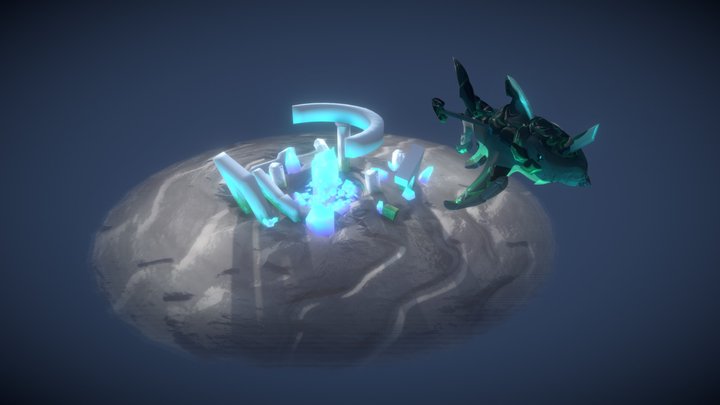 Deimos final composition 3D Model