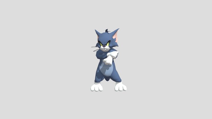 Tom Cat Silly Dancing 3D Model