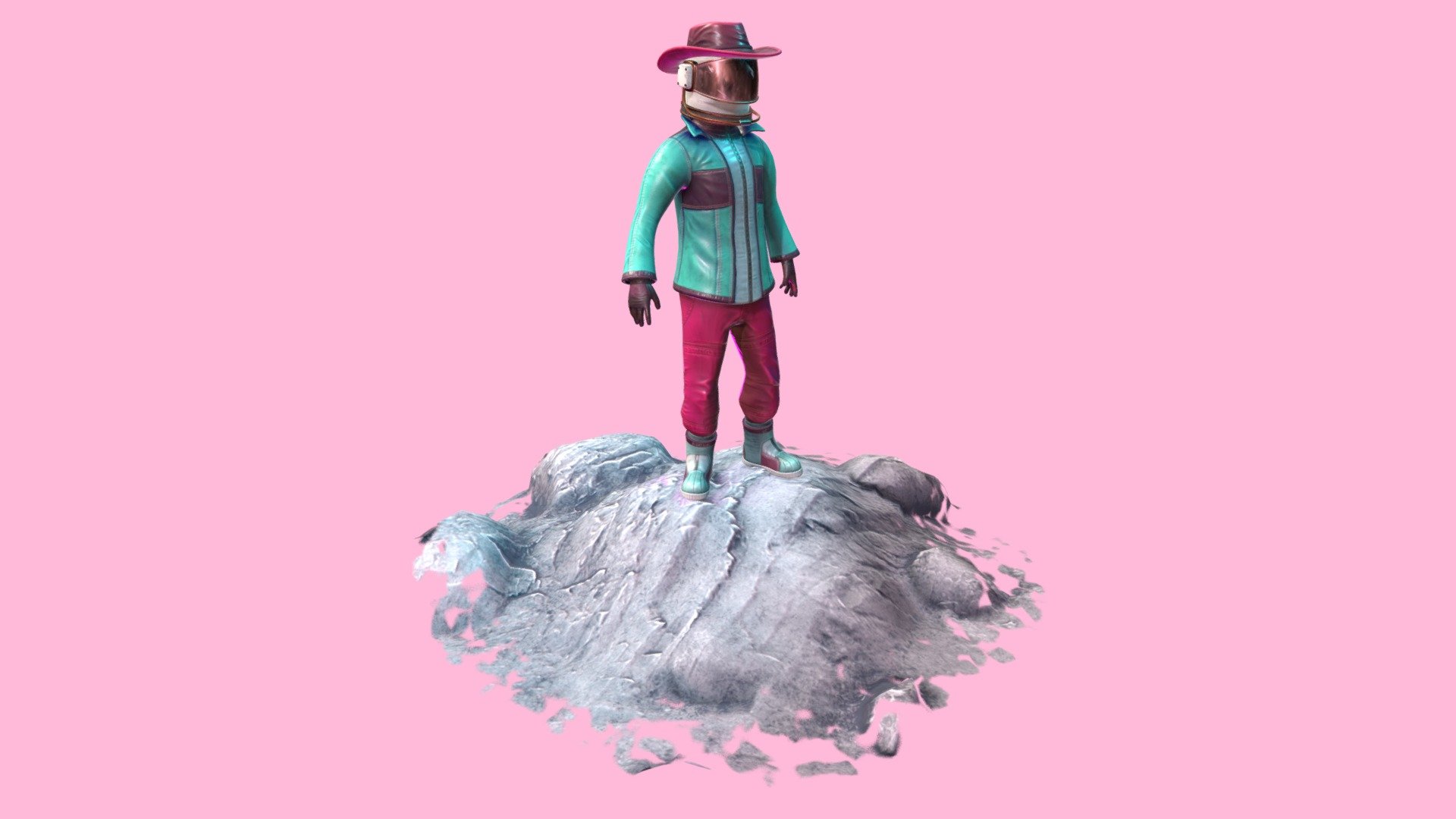 Sci- Fi Astronaut Cowboy