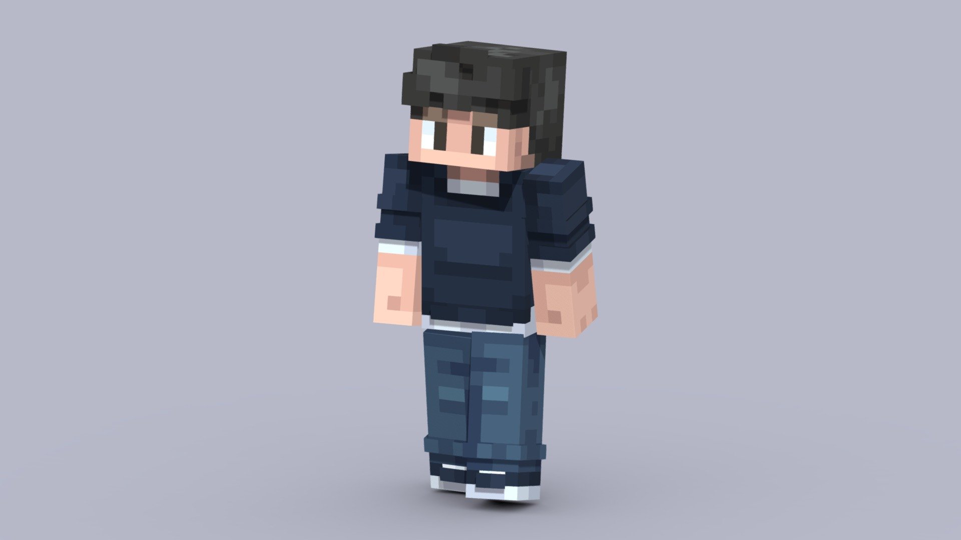 Minecraft Skin - PasParsa - 3D model by PhantomEye [a799e3c] - Sketchfab