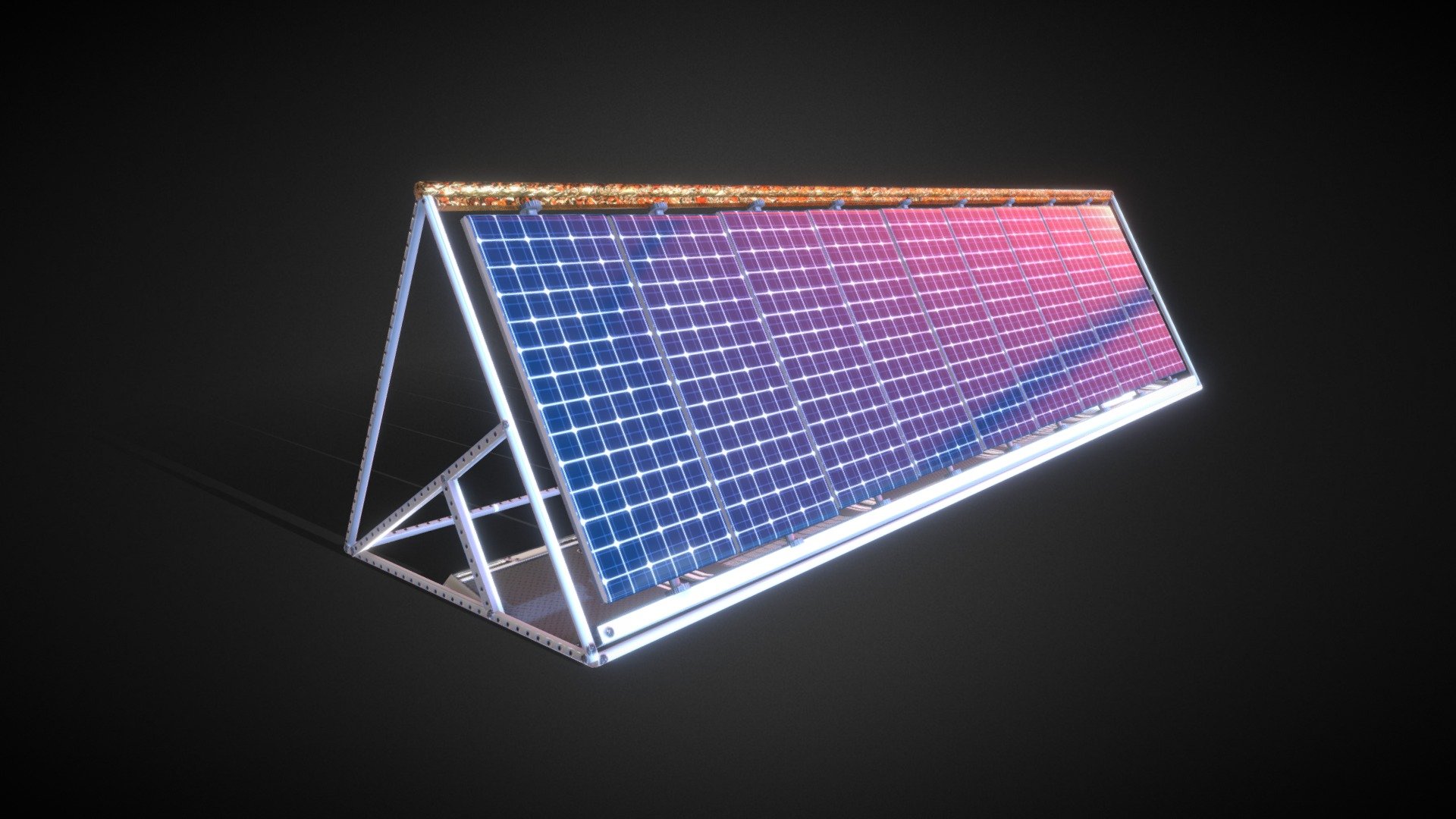 Moonbase Solar panels