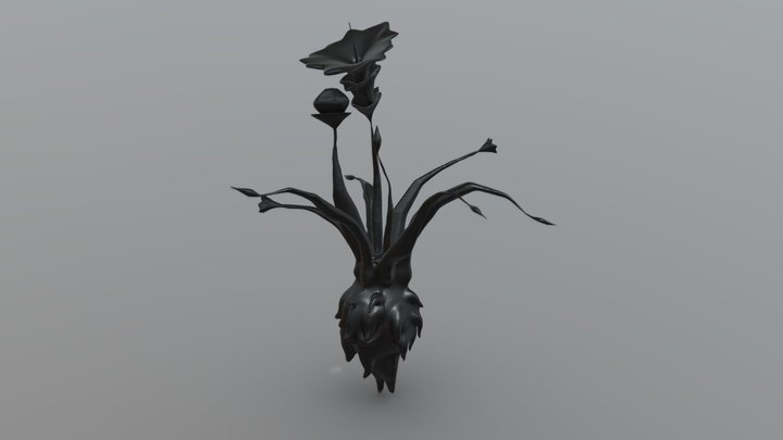 SculptJanuary 2022 011 Alien Flora – Free 3D Model STL