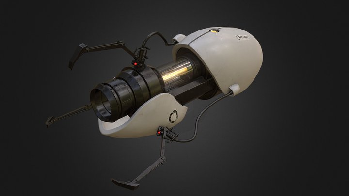 Portal Gun clean 3D Model