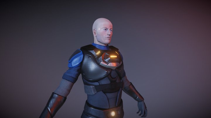 BOTARMY Android Soldier 3D Model