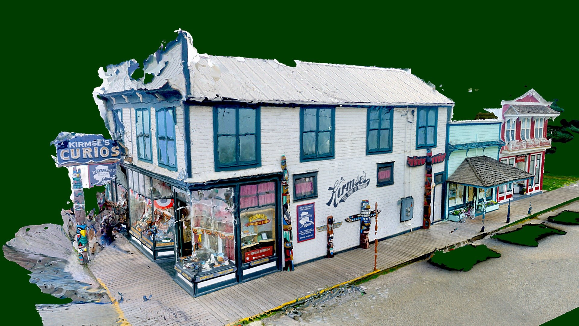 Skagway Alaska block Buy Royalty Free 3D model by John Toeppen