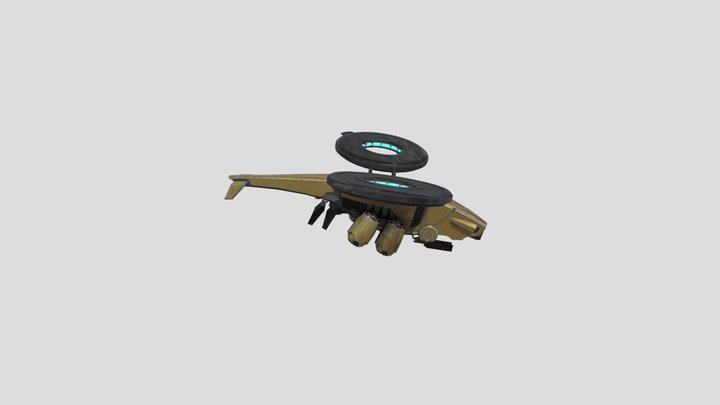 UFO airship 3D Model