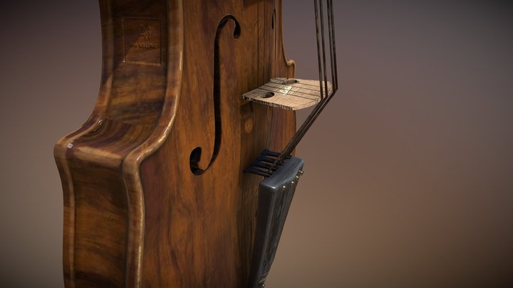 Violon 3D Model