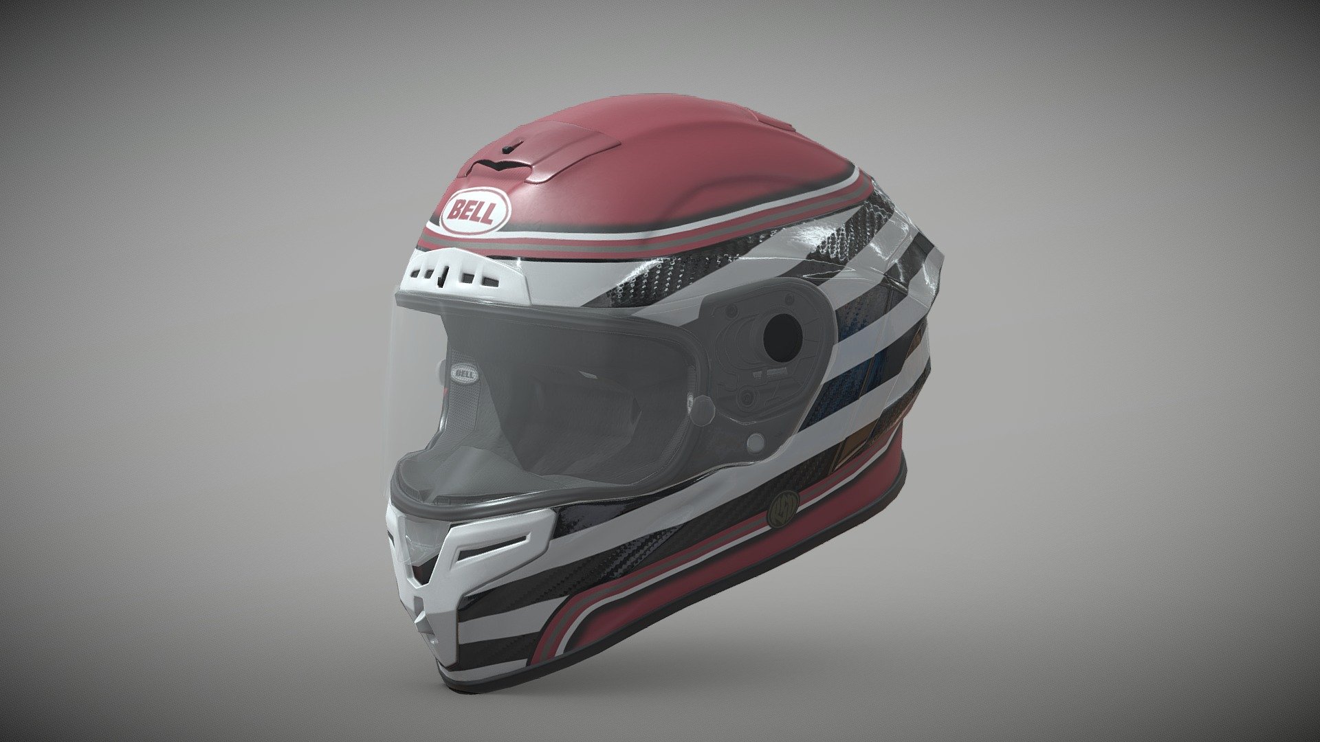 Bell Race Star Flex DLX Helmet - 3D model by gamaxa [a79be38] - Sketchfab