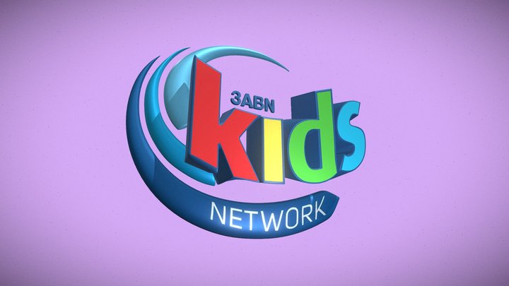 3ABN Kids Network - Official Logo 3D Model