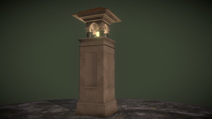 Field Shrine 3D Model