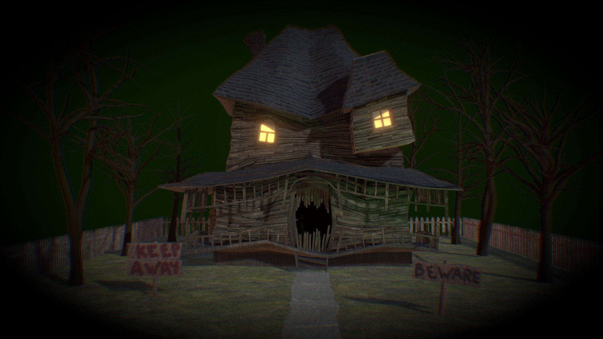 Monster House -Animated- - 3D model by Hadrien59 (@Hadrien59 