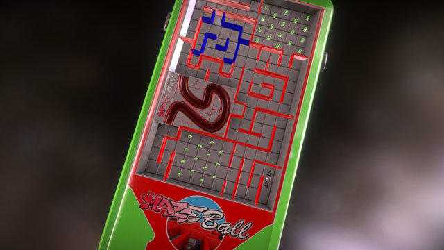 Maze Ball 3D Model