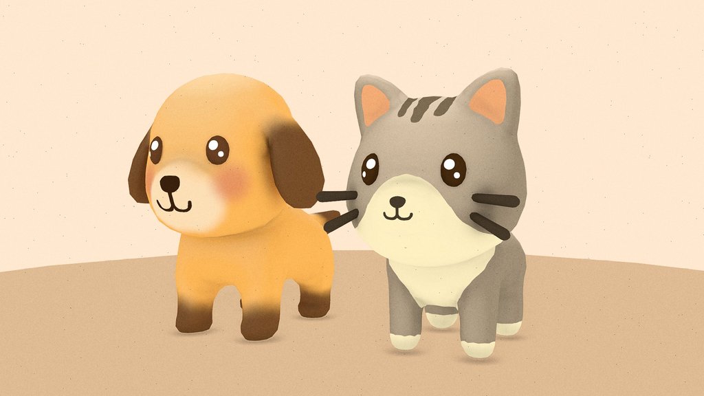 Free Pack - Cartoon Dog, Cat