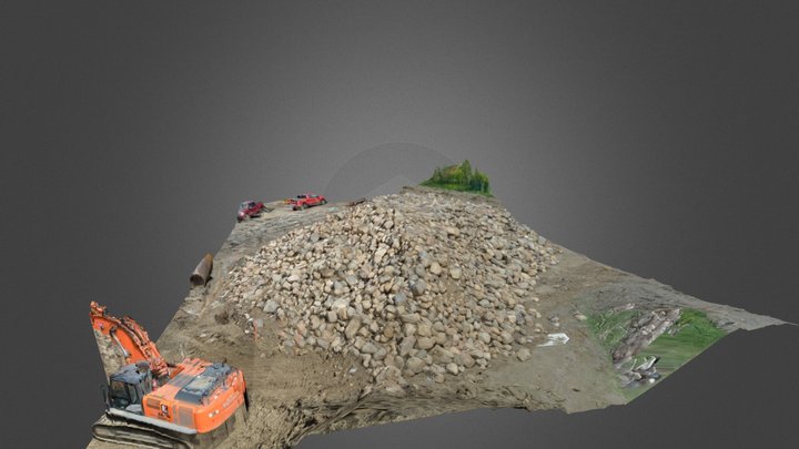 Stock Pile 3D Model