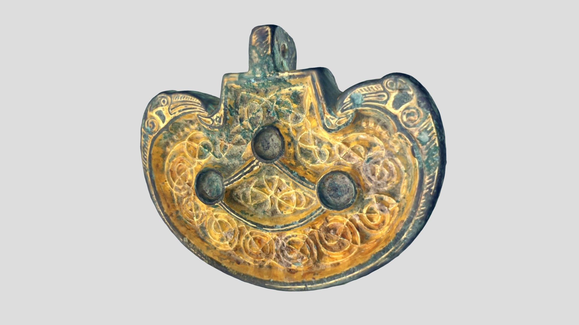 ESS-DF7E6C Early Medieval Mount — Sketchfab embed 3D viewer